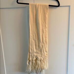 Designers Originals Cream Fringe scarf